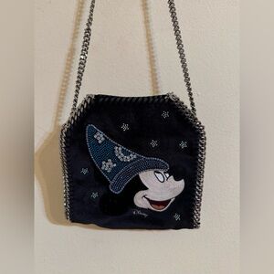 Stella McCartney x Disney Fantasia Falabella Crystal Tote Bag Black